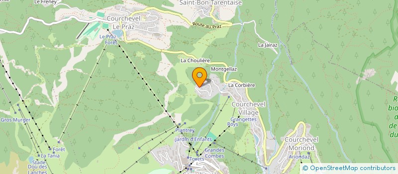 localisation de l'entreprise MONSIEUR ALAIN ARNOUTS à COURCHEVEL