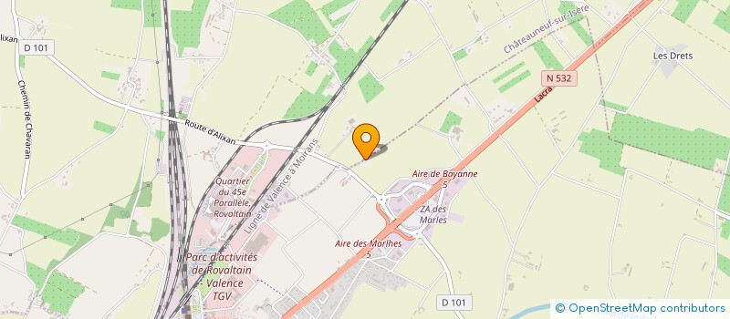 localisation de l'entreprise MONSIEUR ALAIN AROD  ALIXAN