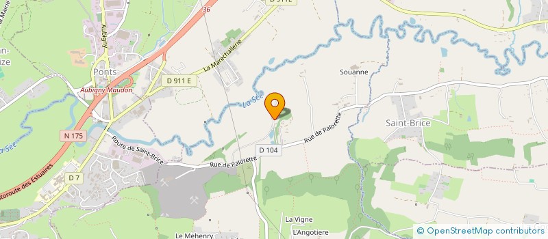 localisation de l'entreprise MONSIEUR ALAIN ARONIO DE ROMBLAY  SAINT-SENIER-SOUS-AVRANCHES