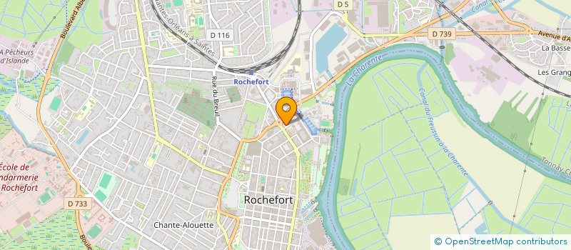 localisation de l'entreprise MONSIEUR ALAIN ARPINO  ROCHEFORT