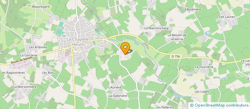 localisation de l'entreprise MONSIEUR ALAIN ARRAITZ  LA CHAPELLE-HEULIN