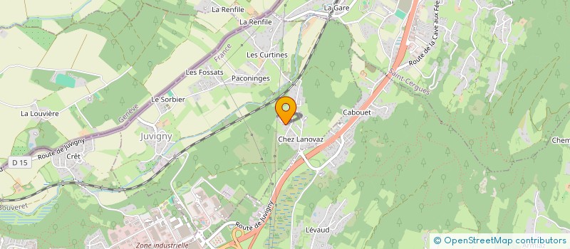 localisation de l'entreprise MONSIEUR ALAIN ARSAC  JUVIGNY