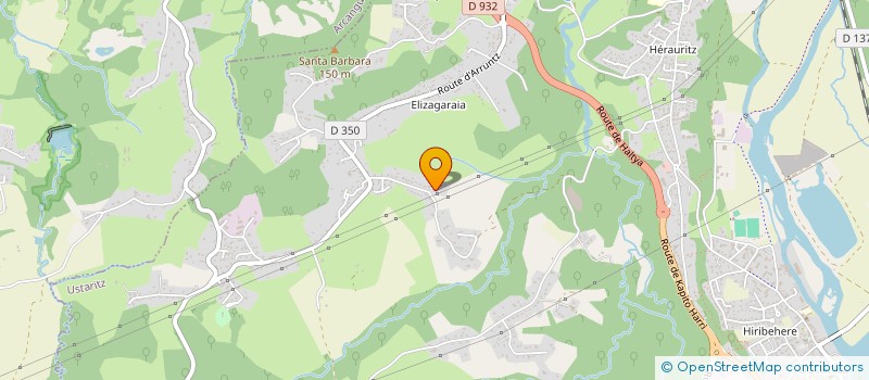 localisation de l'entreprise MONSIEUR ALAIN ARZA  JATXOU