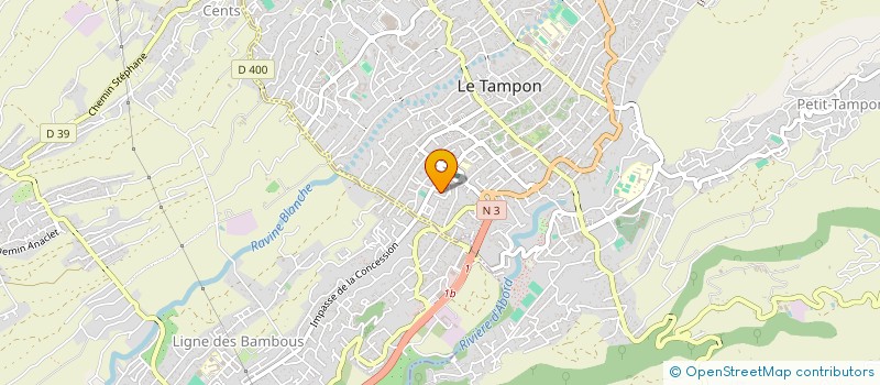 localisation de l'entreprise MONSIEUR ALAIN ASSATI à LE TAMPON