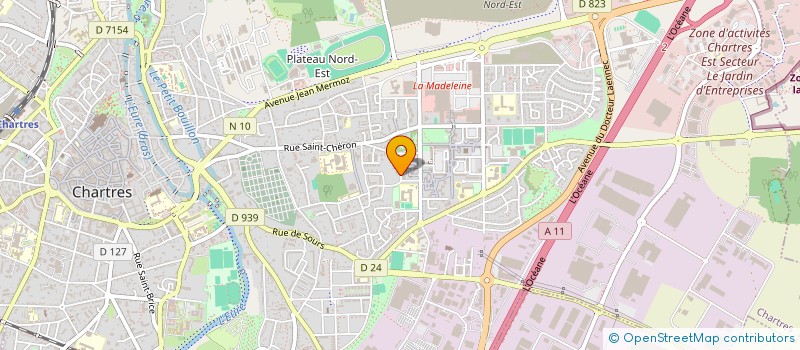 localisation de l'entreprise MONSIEUR ALAIN ASSOUQI à CHARTRES