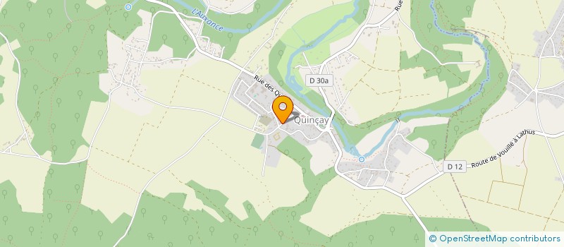 localisation de l'entreprise MONSIEUR ALAIN ASTIE  QUINCAY