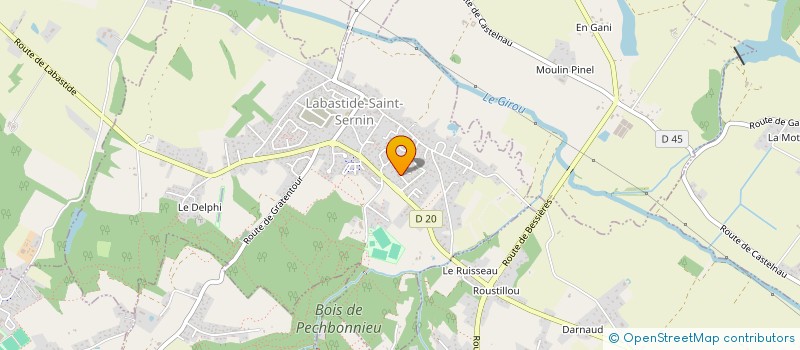 localisation de l'entreprise MONSIEUR ALAIN ASTRE  BOULOC