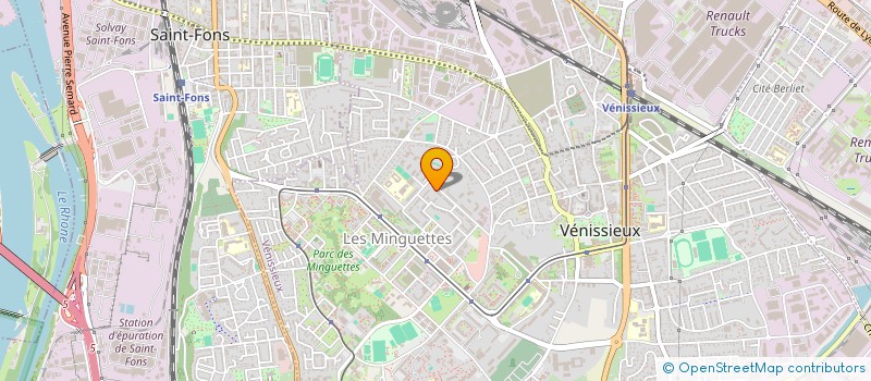 localisation de l'entreprise MONSIEUR ALAIN ATTUEL  VENISSIEUX