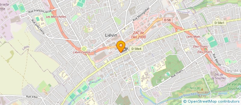 localisation de l'entreprise MONSIEUR ALAIN AUBERGER à LIEVIN