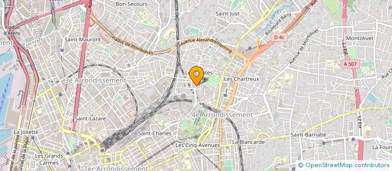 localisation de l'entreprise MONSIEUR ALAIN AUBERT à MARSEILLE