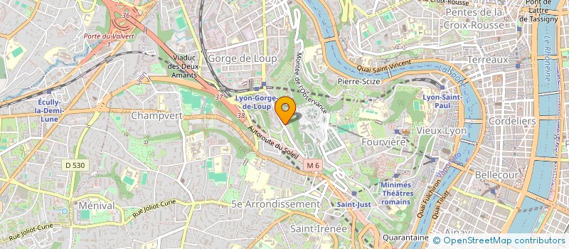 localisation de l'entreprise MONSIEUR ALAIN AUBIN  LYON