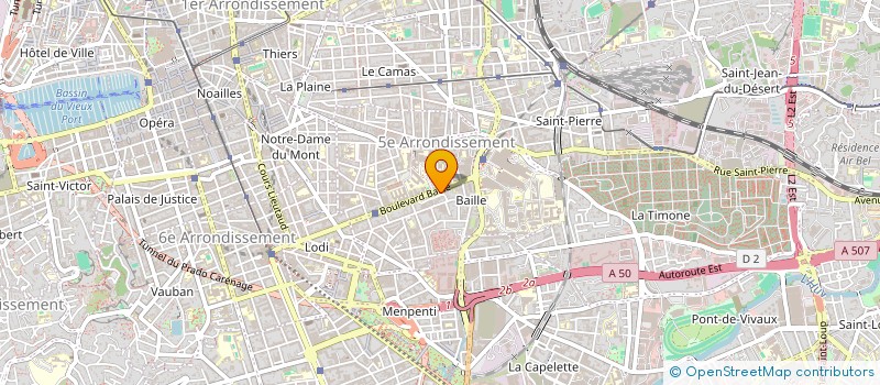 localisation de l'entreprise MONSIEUR ALAIN AUBONNET à MARSEILLE