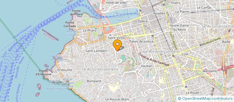 localisation de l'entreprise MONSIEUR ALAIN AUBONNET à MARSEILLE 7EME