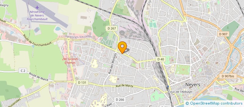 localisation de l'entreprise MONSIEUR ALAIN AUDEVAL à NEVERS