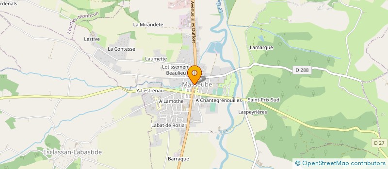 localisation de l'entreprise MONSIEUR ALAIN AUDOIN à MASSEUBE
