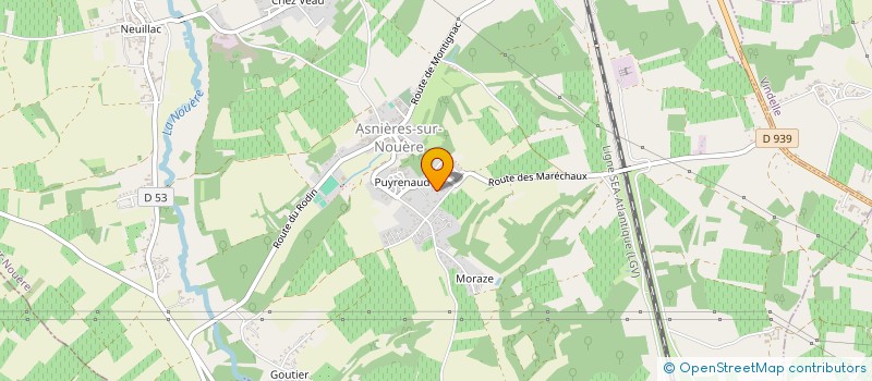 localisation de l'entreprise MONSIEUR ALAIN AUDOIN à ASNIERES-SUR-NOUERE