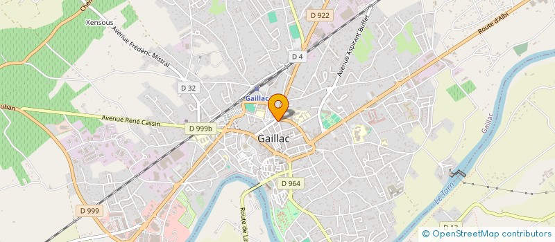 localisation de l'entreprise MONSIEUR ALAIN AUDOUY  GAILLAC