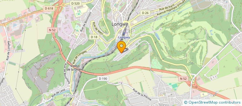 localisation de l'entreprise MONSIEUR ALAIN AUDOUY à LONGWY