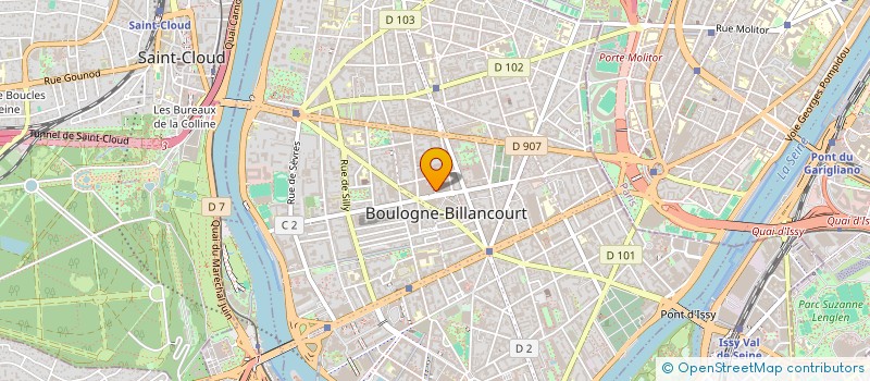 localisation de l'entreprise MONSIEUR ALAIN AUFFRAY à BOULOGNE-BILLANCOURT