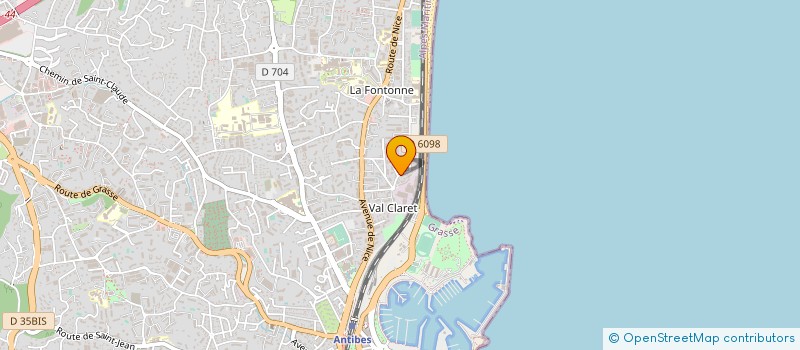 localisation de l'entreprise MONSIEUR ALAIN AUFFRET à ANTIBES