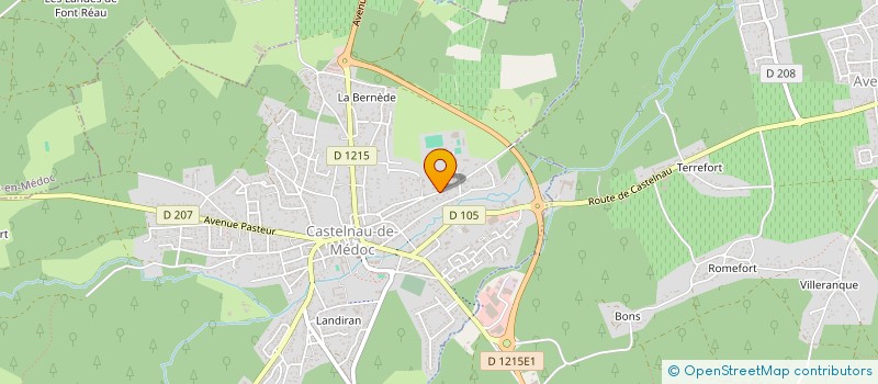 localisation de l'entreprise MONSIEUR ALAIN AUGEAU  CASTELNAU-DE-MEDOC