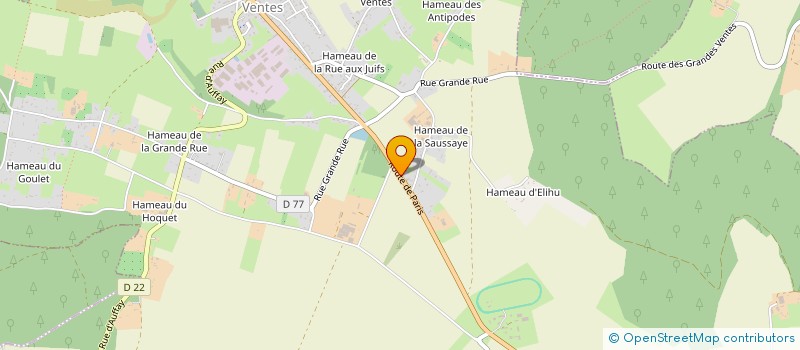 localisation de l'entreprise MONSIEUR ALAIN AUPAIX à LES GRANDES-VENTES