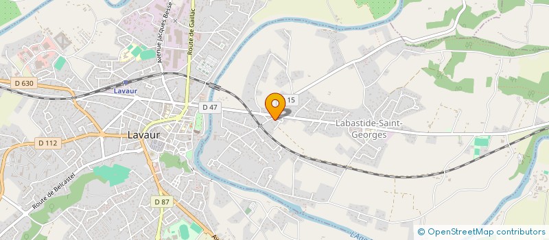 localisation de l'entreprise MONSIEUR ALAIN AURIOL  LABASTIDE-SAINT-GEORGES