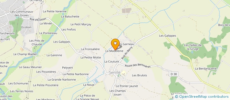 localisation de l'entreprise MONSIEUR ALAIN AURIOUX à SENILLE-SAINT-SAUVEUR