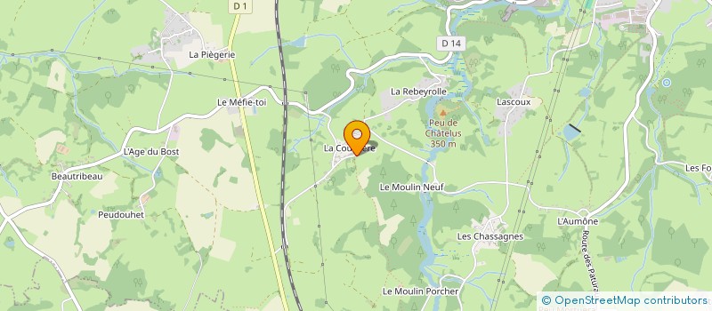 localisation de l'entreprise MONSIEUR ALAIN AUROUSSEAU à SAINT-AGNANT-DE-VERSILLAT