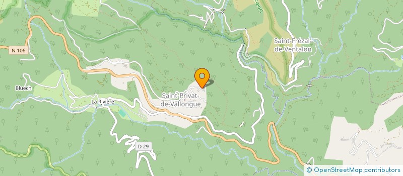 localisation de l'entreprise MONSIEUR ALAIN AUSSET  SAINT-ANDRE-DE-LANCIZE