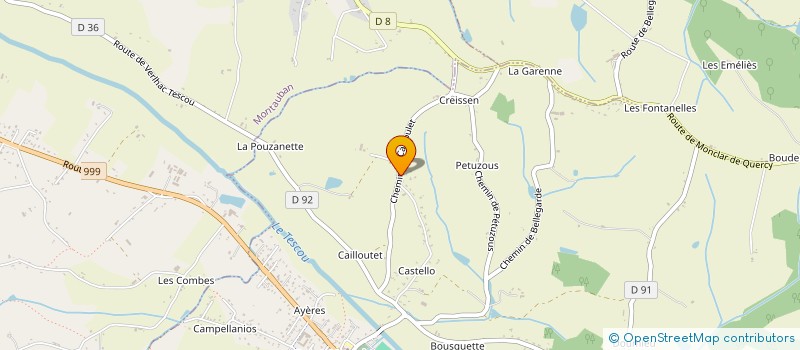 localisation de l'entreprise MONSIEUR ALAIN AVALLE  CORBARIEU