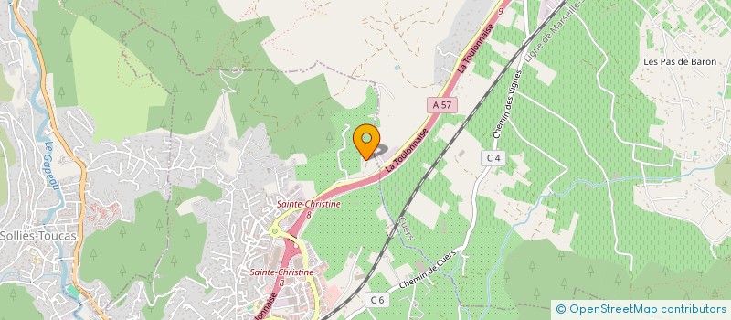 localisation de l'entreprise MONSIEUR ALAIN AVARELLO  SOLLIES-PONT