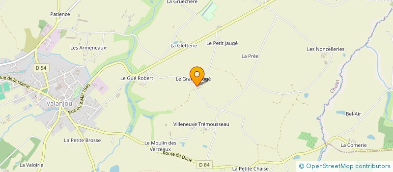 localisation de l'entreprise MONSIEUR ALAIN AVRILLON  CHEMILLE-EN-ANJOU