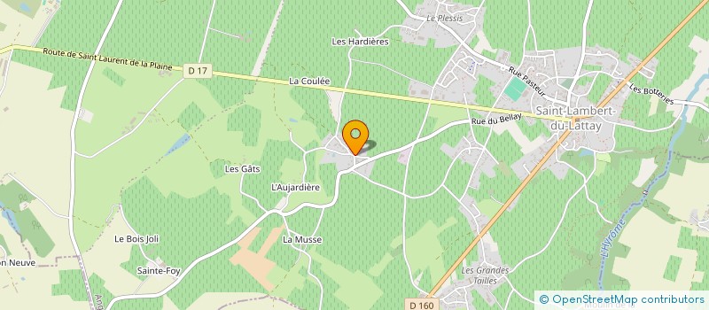 localisation de l'entreprise MONSIEUR ALAIN AVRILLON  VAL-DU-LAYON