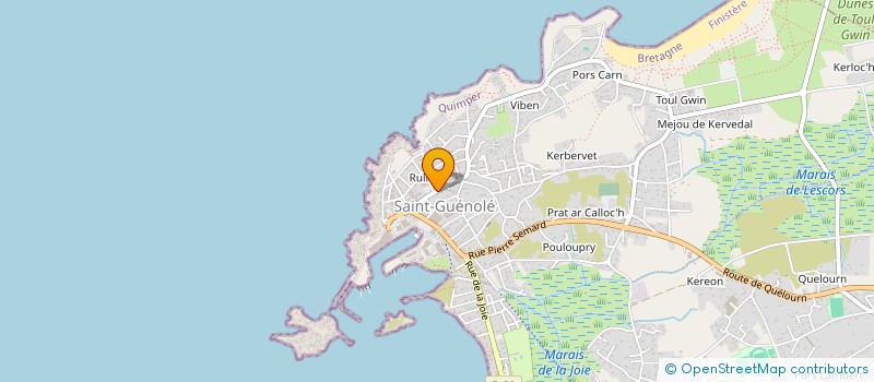 localisation de l'entreprise MONSIEUR ALAIN AYCAGUER  PENMARCH