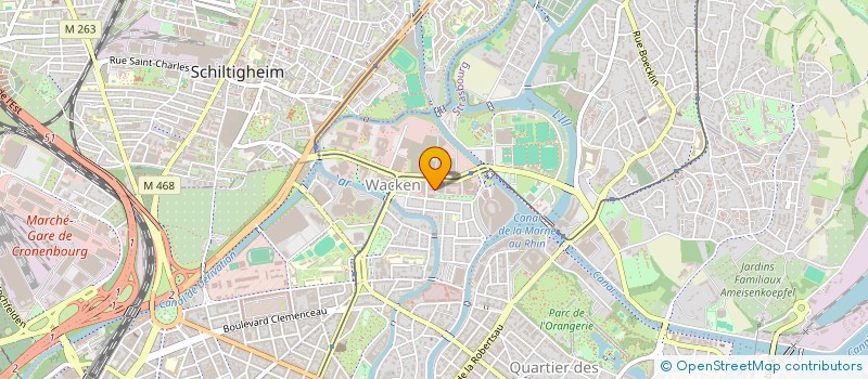 localisation de l'entreprise MONSIEUR ALAIN AYIK  STRASBOURG