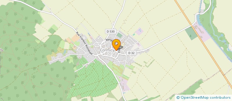 localisation de l'entreprise MONSIEUR ALAIN AYMARD  CORMICY