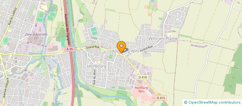 localisation de l'entreprise MONSIEUR ALAIN AZOULAY  HORBOURG-WIHR