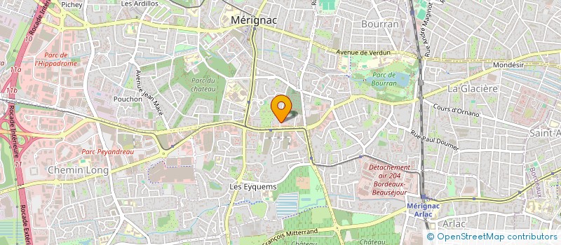 localisation de l'entreprise MONSIEUR ALAIN AZOULAY  MERIGNAC