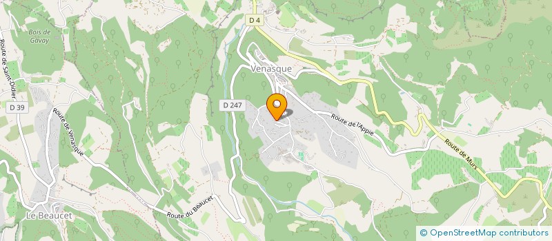 localisation de l'entreprise MONSIEUR ALAIN AZZOPARDI  VENASQUE