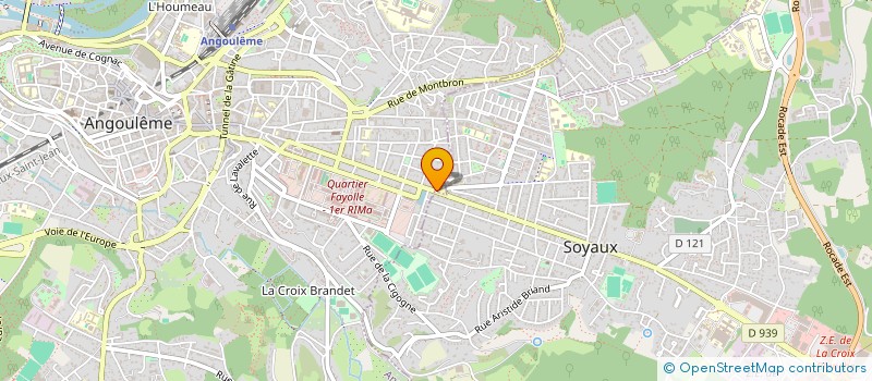 localisation de l'entreprise MONSIEUR ALAIN BABINARD à ANGOULEME