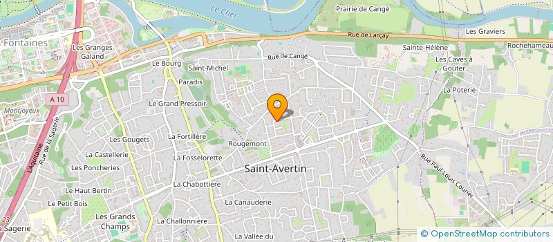 localisation de l'entreprise MONSIEUR ALAIN BAC  SAINT-AVERTIN