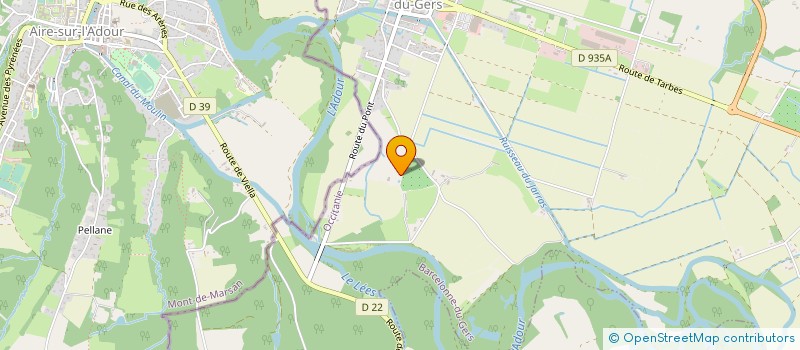 localisation de l'entreprise MONSIEUR ALAIN BACARISSE  BARCELONNE-DU-GERS