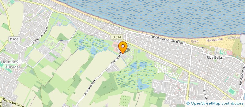 localisation de l'entreprise MONSIEUR ALAIN BACHELET  COLLEVILLE MONTGOMERY