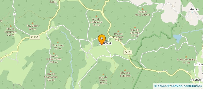 localisation de l'entreprise MONSIEUR ALAIN BACHELLERIE  CHAPELLE-SPINASSE