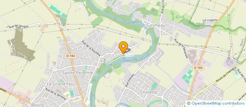 localisation de l'entreprise MONSIEUR ALAIN BACHET à NIORT