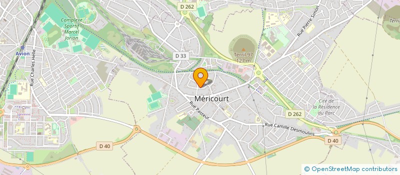 localisation de l'entreprise MONSIEUR ALAIN BACOT  MERICOURT