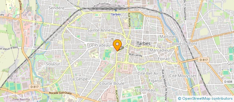 localisation de l'entreprise MONSIEUR ALAIN BACQUE  TARBES