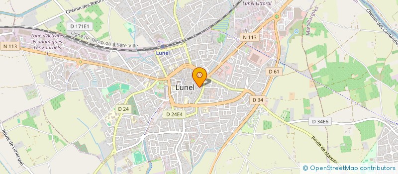 localisation de l'entreprise MONSIEUR ALAIN BADE à LUNEL