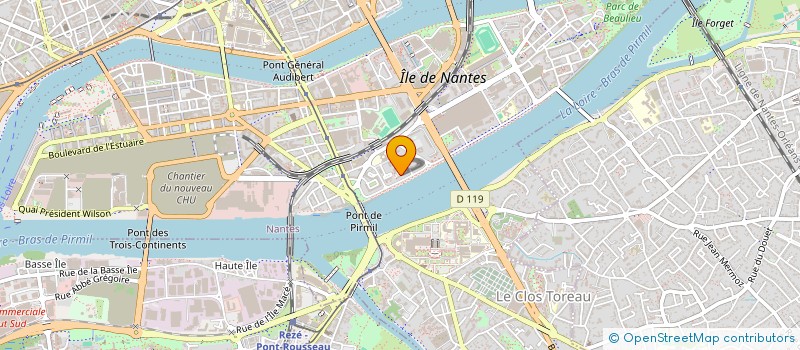 localisation de l'entreprise MONSIEUR ALAIN BAHUON à NANTES
